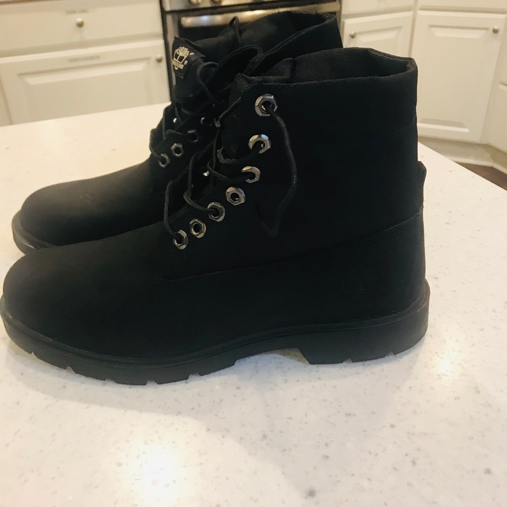 Men’s Black Timberland Fold Down Boots